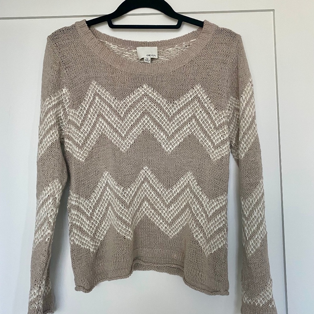 Greylin Chevron Sweater